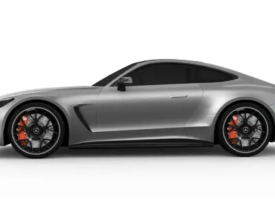 Mercedes-Benz AMG GT Coupe 2024 Low-poly 3D model