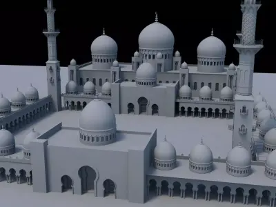 Sheikh Zayed Grand Mosque 3D model