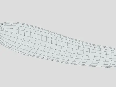 Cucumber Low Poly Low-poly 3D model