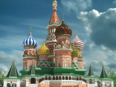 Saint Basils Cathedral 3D model
