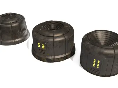 Rocket engines 3D model