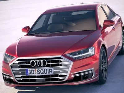 Audi A8 2018  3D model