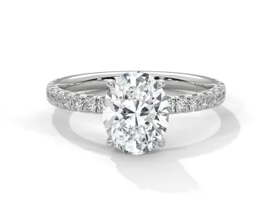 solitaire ring with detail images and 360 render videos 38 3D print model