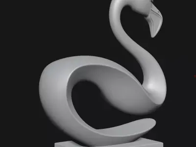 flamingo 3D print model