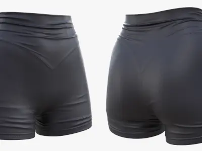 Sport Shorts 111 - All MH Bodies and UE5 Skeletons - Rigged Low-poly 3D model