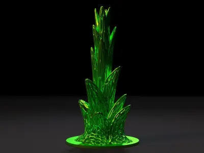 Alien plant 3D print model