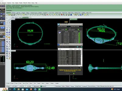 diamond bracelet 3D print model
