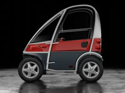 Kyburz PLUS II  - Swiss electric vehicle  3D model