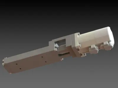 Servo Linear Actuator 3D model