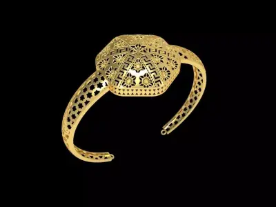 Fusion Gold Wristband RABBW11 3D print model