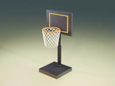 Basketball Ring 3D model