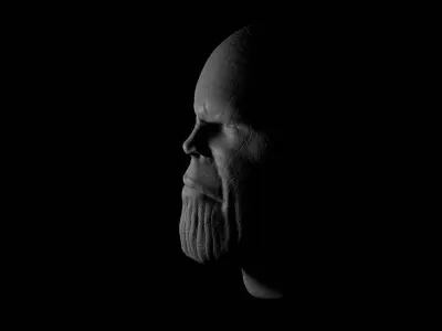 Thanos Head Model Free 3D model