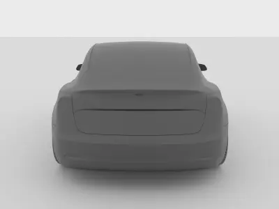 Tesla Model 3 Ready to Print 3D print model
