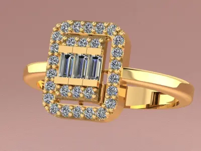 rings 3D model