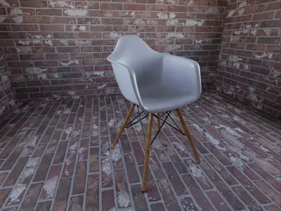 how-is-it-modeled eames chair 3D model