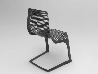 Synto Chair Low-poly 3D model