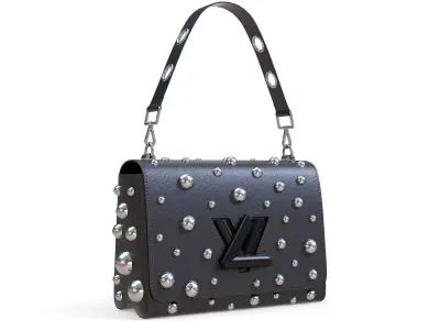 Louis Vuitton Bag Twist Balls Yayoi Kusama  Low-poly 3D model