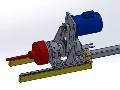 portable drill equipment 3D model