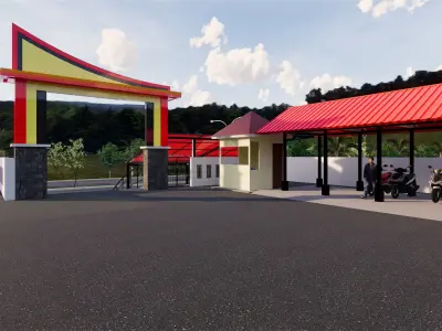 GATE ARCHITECTURAL VERNACULAR 3D model