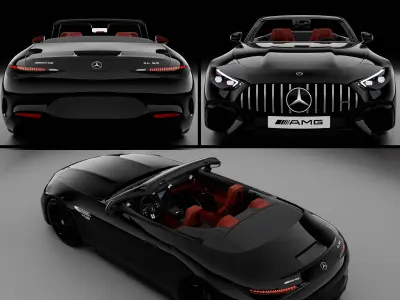 Mersedes Benz SL63 AMG 3D model