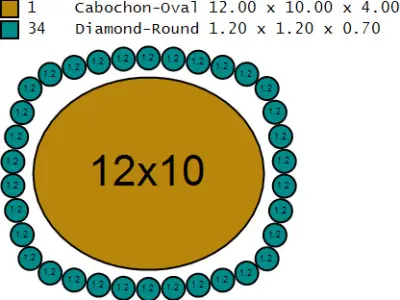 traditional women ring 3D print model