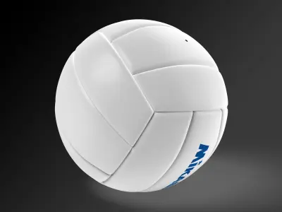 VOLLEYBALL BALL V1 Low-poly 3D model