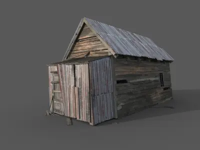 Old House Low-poly 3D model get