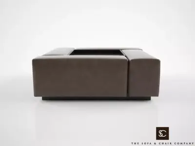 The Sofa and Chair Company Matisse Ottoman 3D model