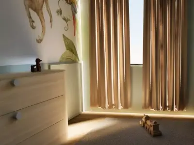 Baby Room Interior SketchUp FBX OBJ  Nursery 3D Model 3D model