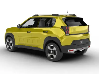 Fiat Grande Panda 2025 3d model 3D model