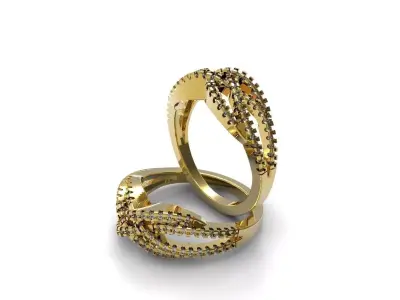 Jewelry Gold ring Free 3D print model