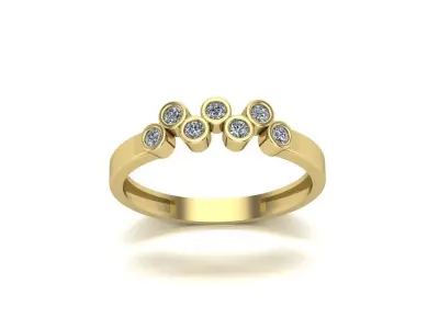 Women ring 3dm stl 3D print model  3D print model