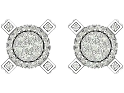 Earring 3D print model 26