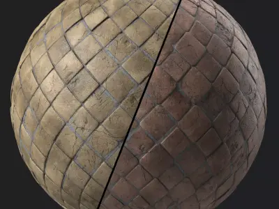 Pavement Materials 61- Sbsar Pbr 4k Seamless Texture