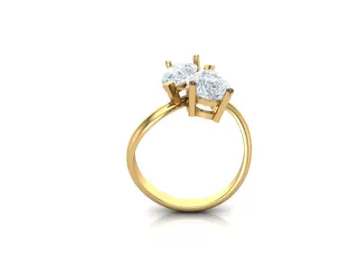Solitare Women Diamond Ring 3D print model
