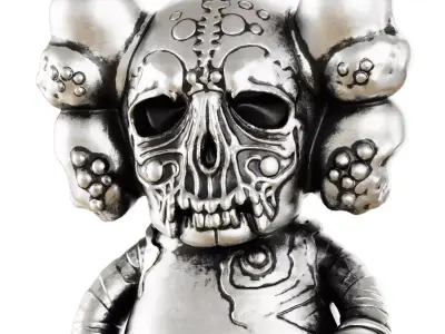 Kaws Pushead figurine 3D model