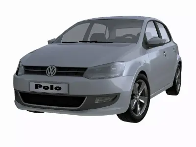 Volkswagen Polo 5doors 2010 3D model