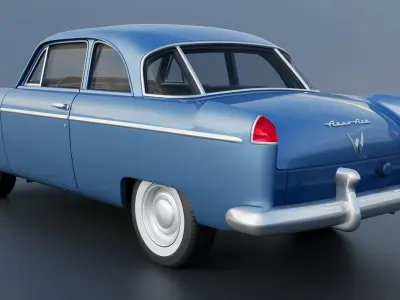 WILLYS AERO 1952 3D print model