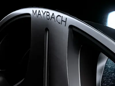 Wheel Mercedes Mybach Forged Monoblock 3D model
