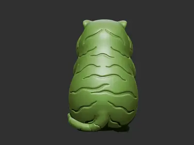 tiger angry 3D print model