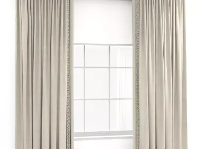 Curtains 55 3D model