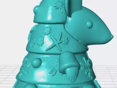 Christmas Mice 3D print model