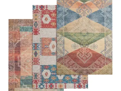 Rug Set 445 3D model