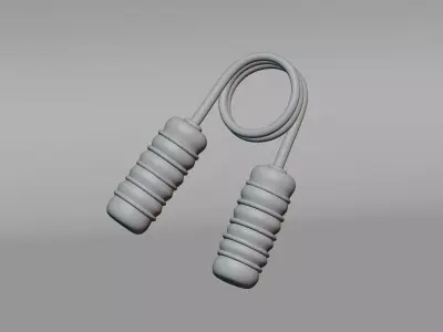 Hand Gripper Low-poly 3D model