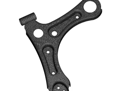 Vehicle Suspension Control Arm 3D print model