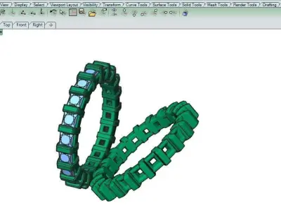 princess ring  3D print model
