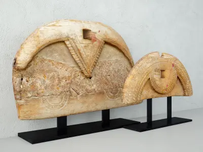 Tribal Art on Stand 1 3D model