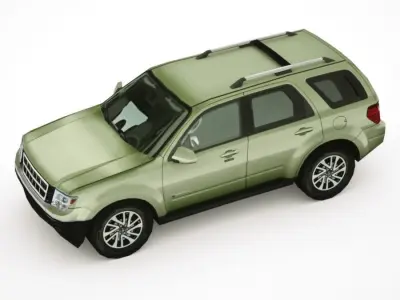 Generic SUV v1 Low-poly 3D model