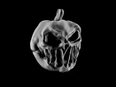 Scary Halloween Pumkin 3D print model