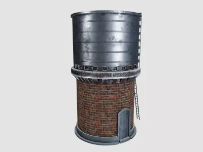 Water Tank 3D model